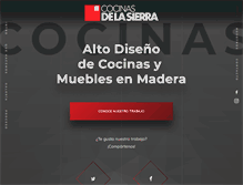 Tablet Screenshot of cocinasdelasierra.com